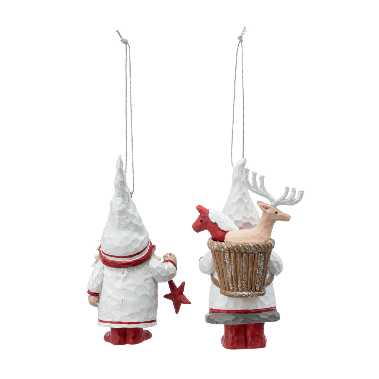 Gnome Traveler Ornaments - Set of 2 thumbnail