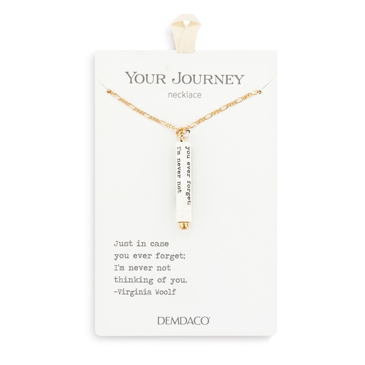 Thinking of You Quote Necklace thumbnail