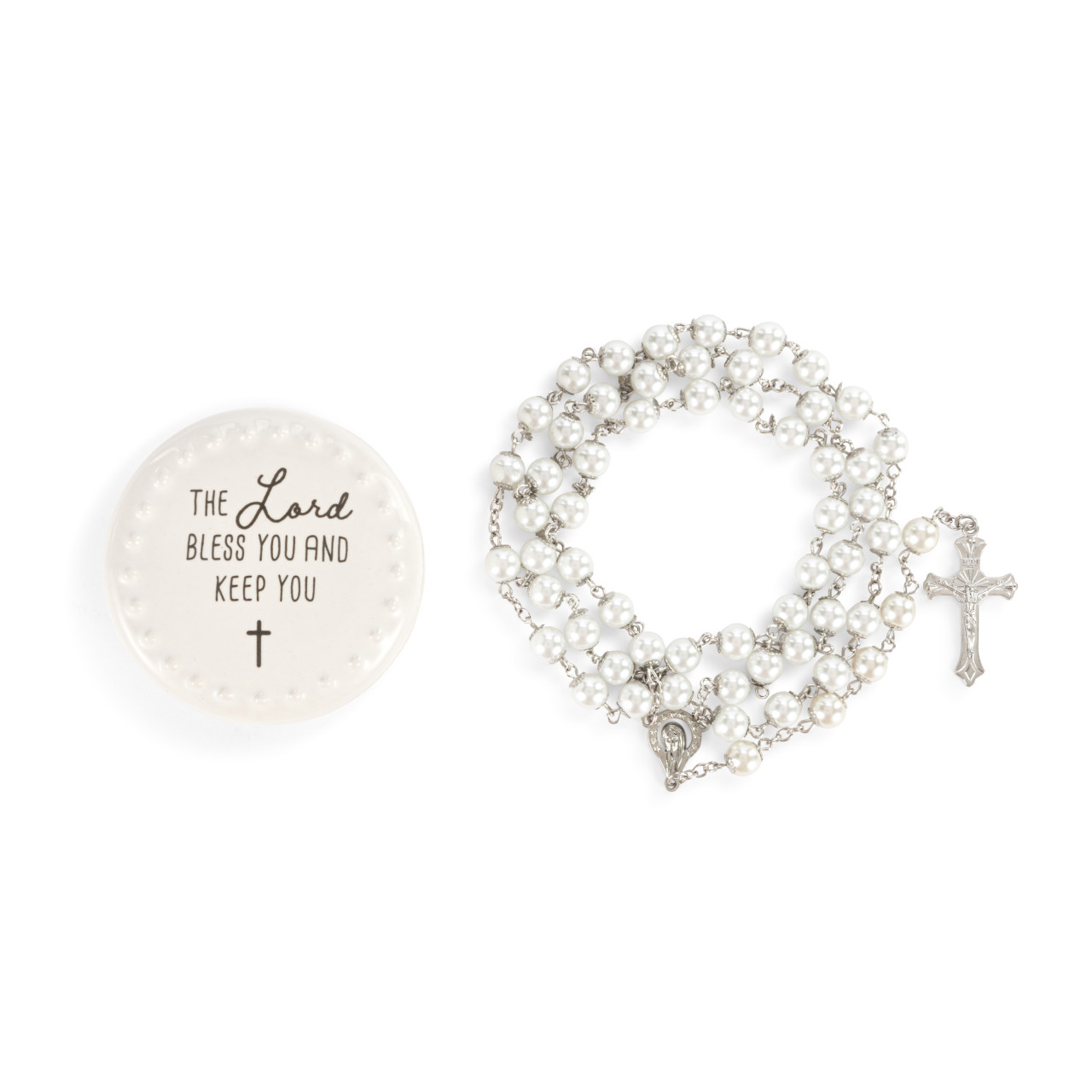 Trinket Box & Rosary - Lord Bless You thumbnail