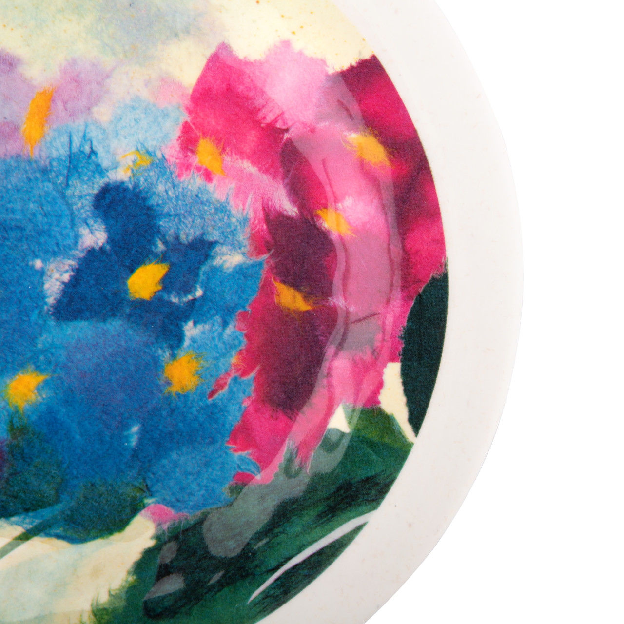 Hydrangea Ajisai Melamine Appetizer Plates - Set of 4 thumbnail