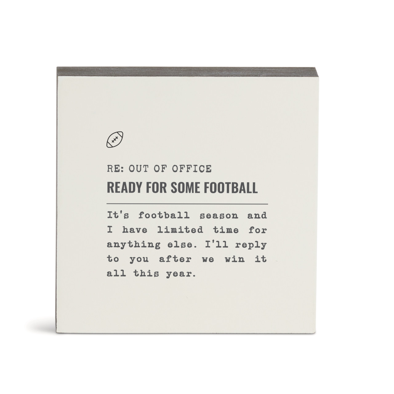 Football Wall Art - 6"sq. thumbnail