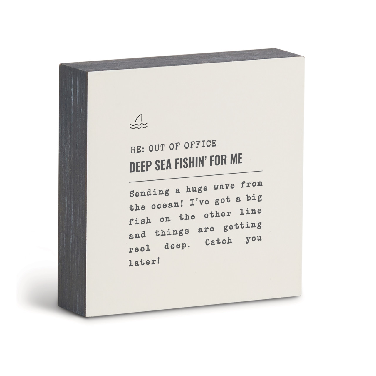 Deep Sea Fishin' Wall Art - 6"sq. thumbnail