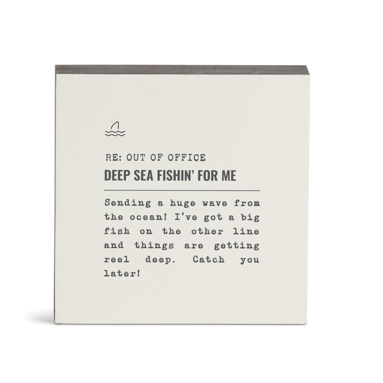 Deep Sea Fishin' Wall Art - 6"sq. thumbnail
