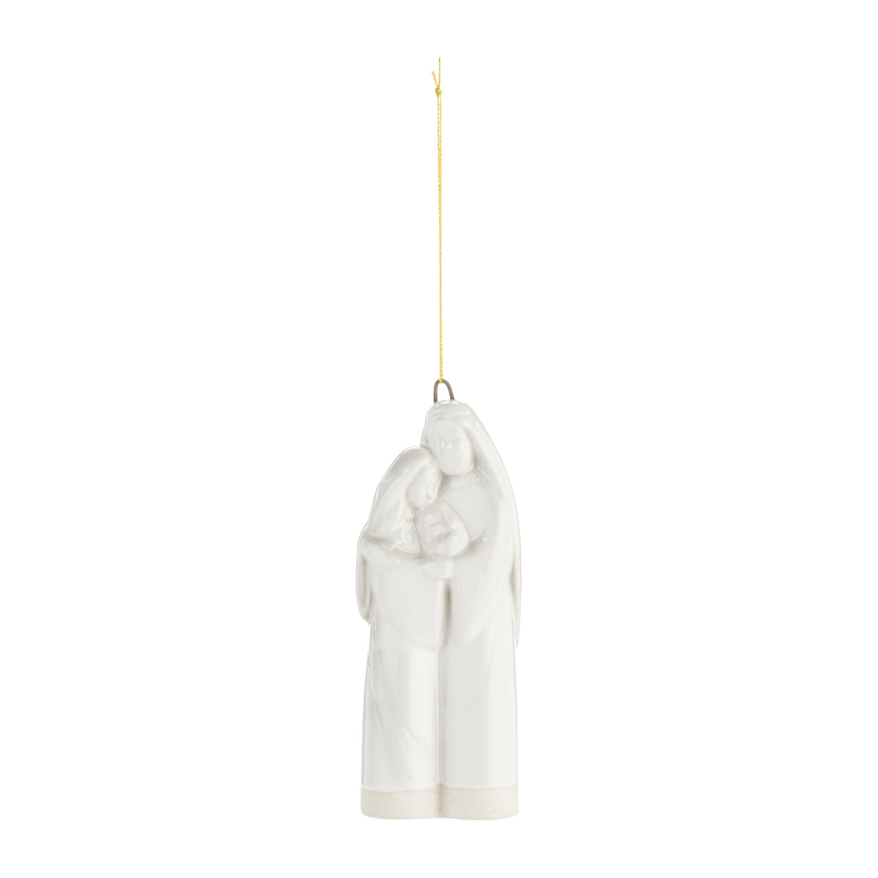 Ceramic Holy Family Ornament thumbnail