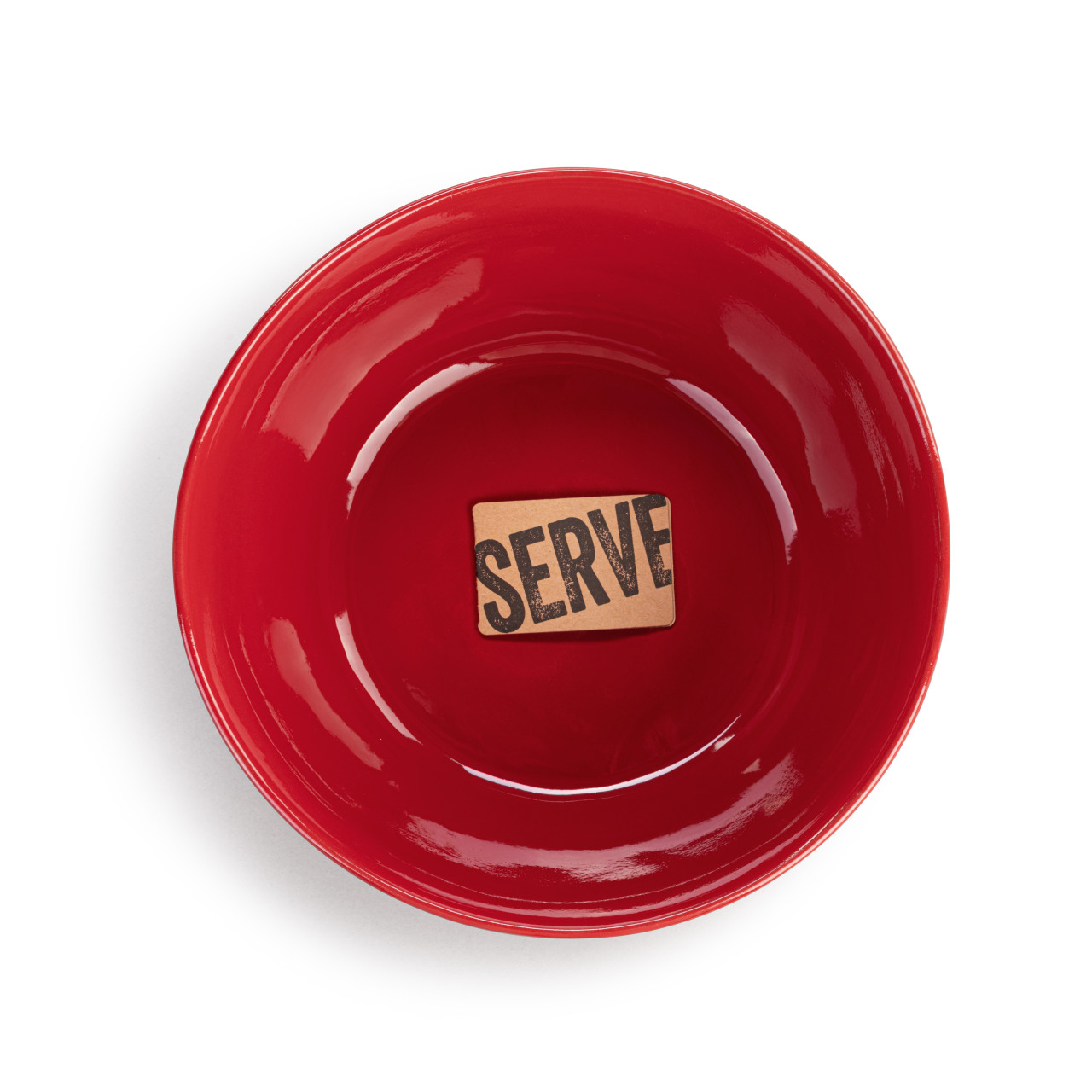 Red Serve It Up Serving Bowl thumbnail