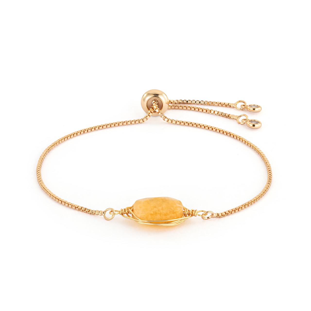 BeMindful Bracelet - Yellow Jade thumbnail