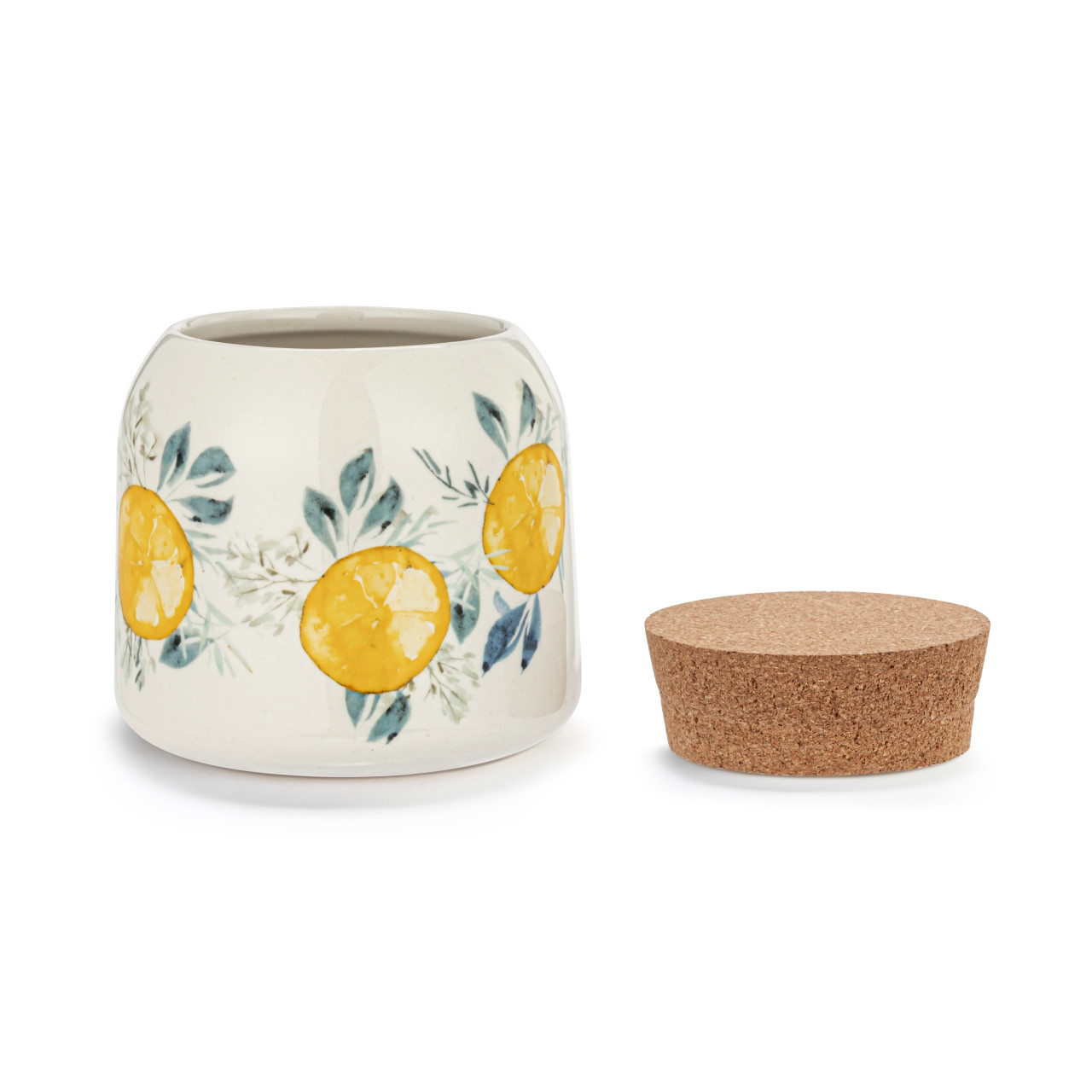 Lemons Small Cork Lid Canister thumbnail
