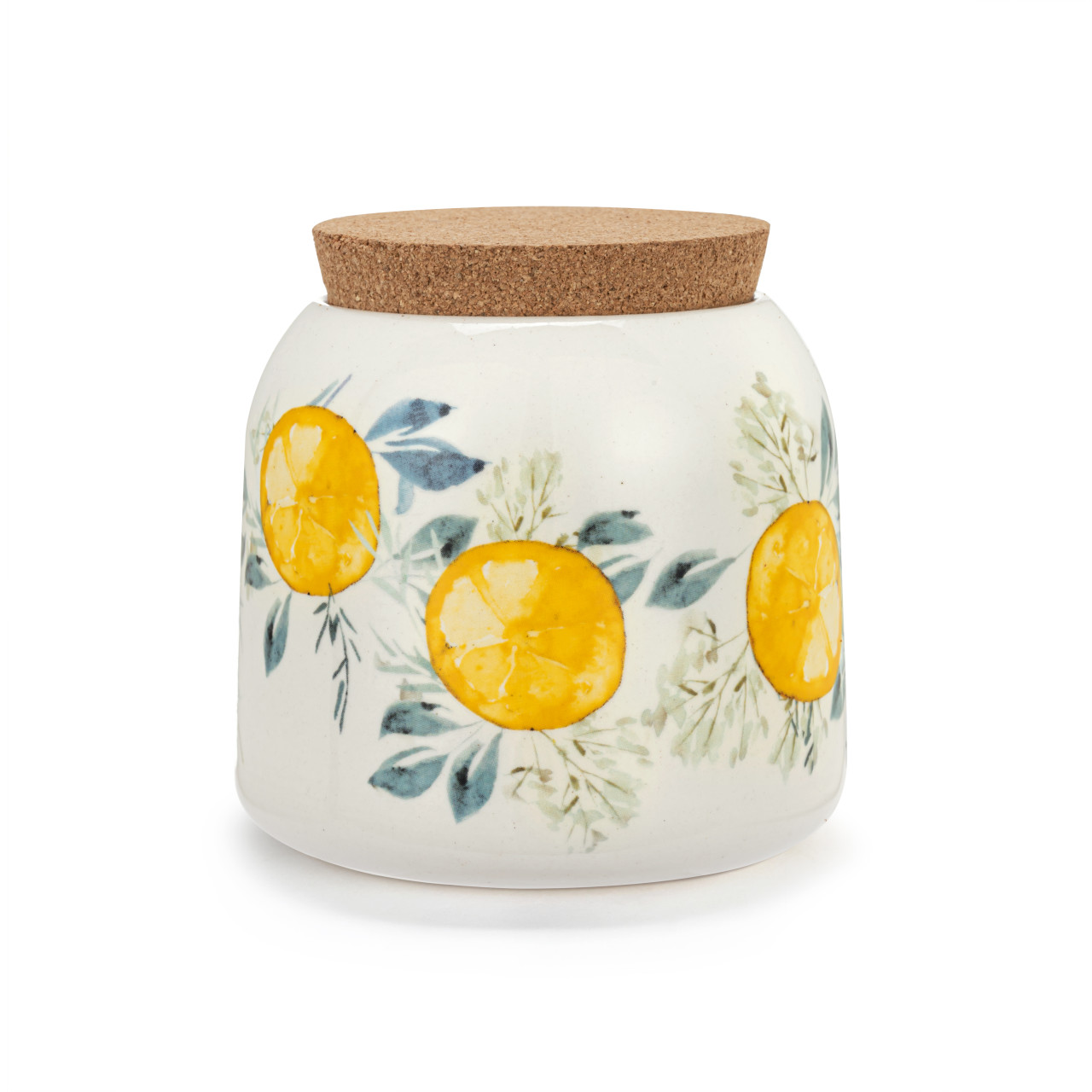 Lemons Small Cork Lid Canister thumbnail