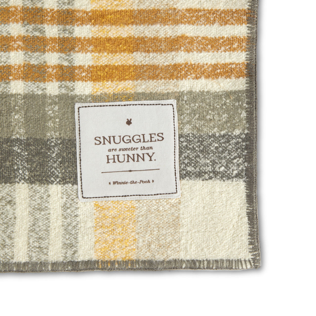 Sweeter Than Hunny Yellow Plaid Blanket thumbnail