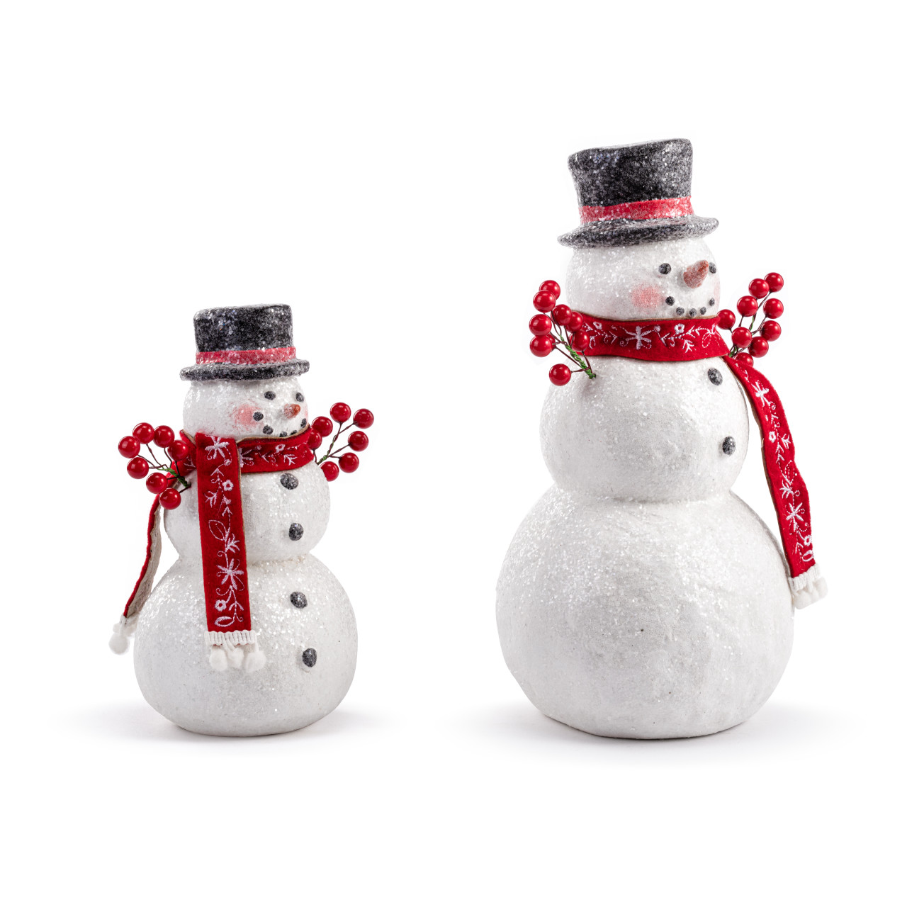 Snowmen Berry Branch Figures - 2 Assorted thumbnail