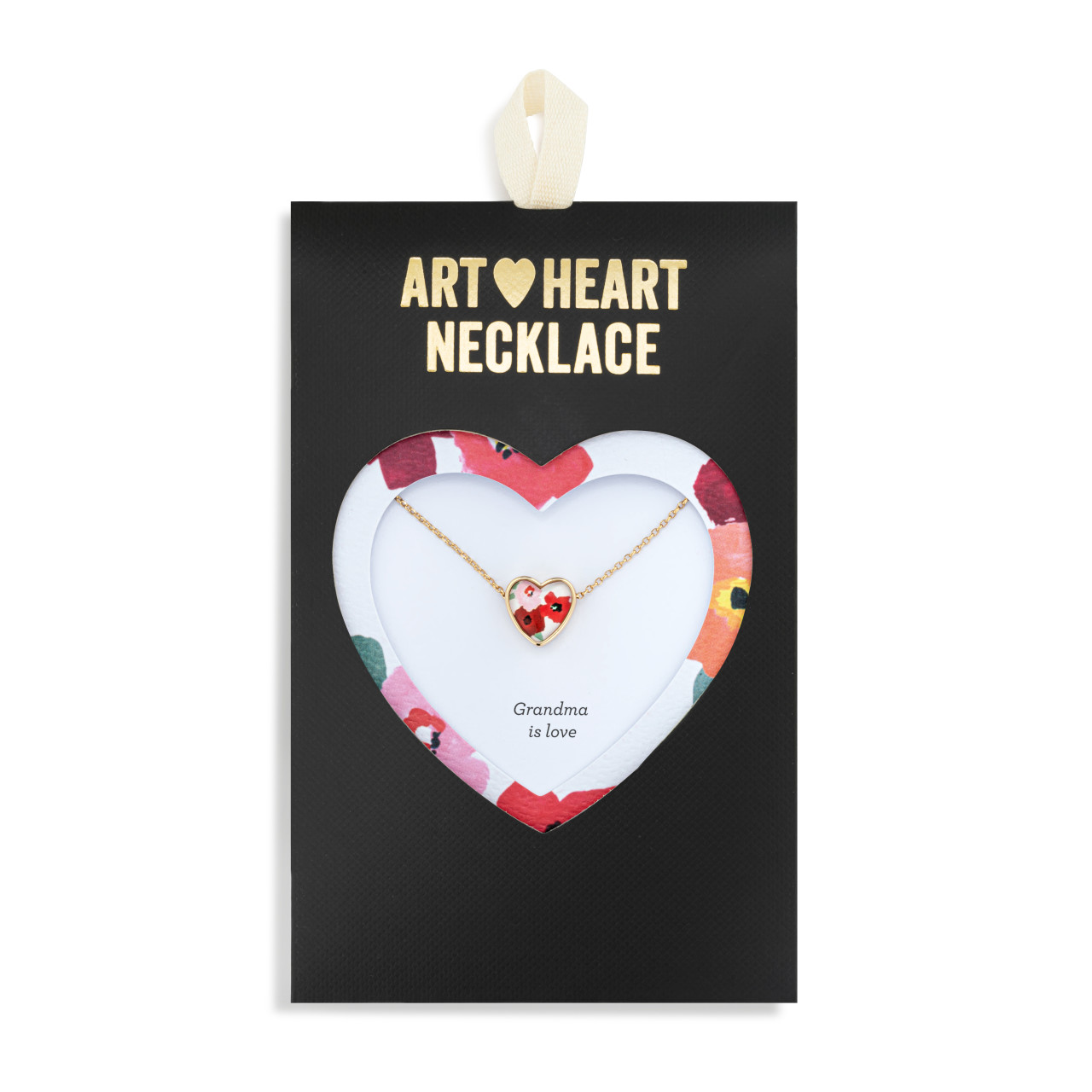 Art Heart Necklace - Grandma thumbnail