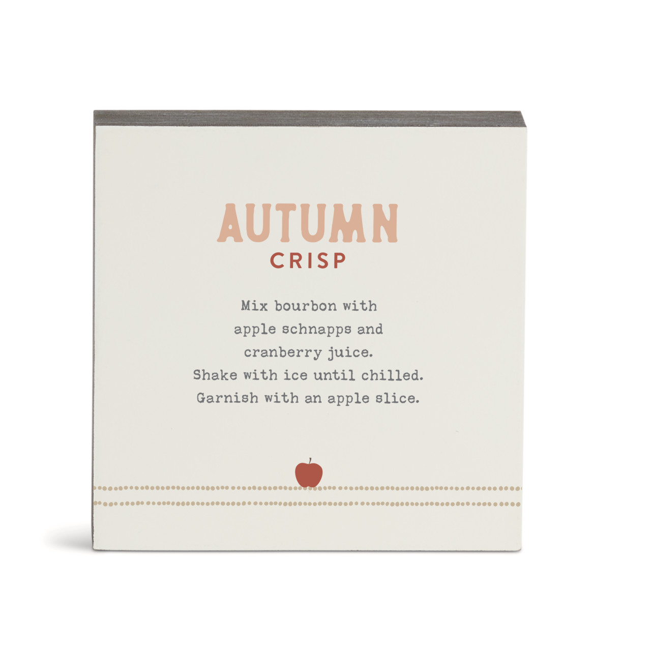 Recipes Autumn Crisp Wall Art - 6" sq. thumbnail