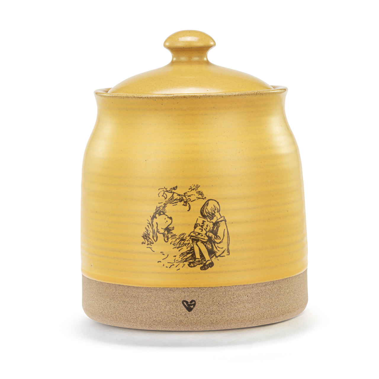Winnie-the-Pooh Yellow Stoneware Kindness Hunny Pot 4.5" x 5.5" x 5.5" thumbnail