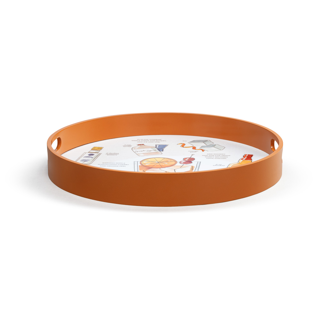 Old Fashioned Round Serve Tray thumbnail