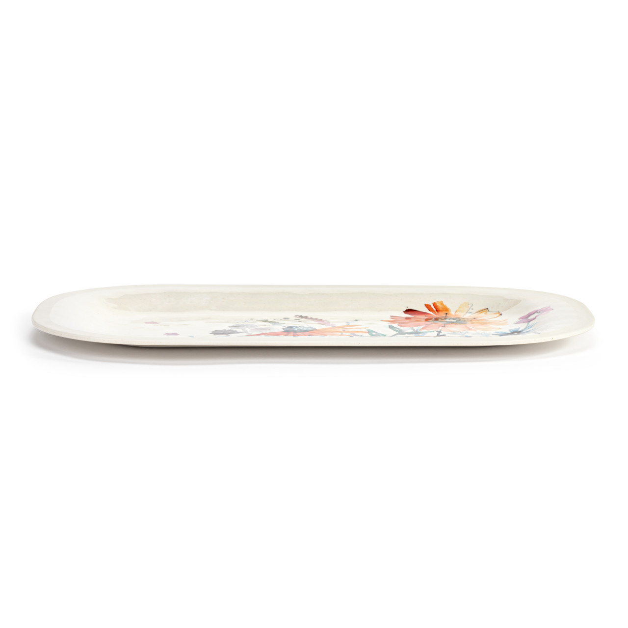 Meadow Flowers Medium Melamine Rectangular Platter thumbnail