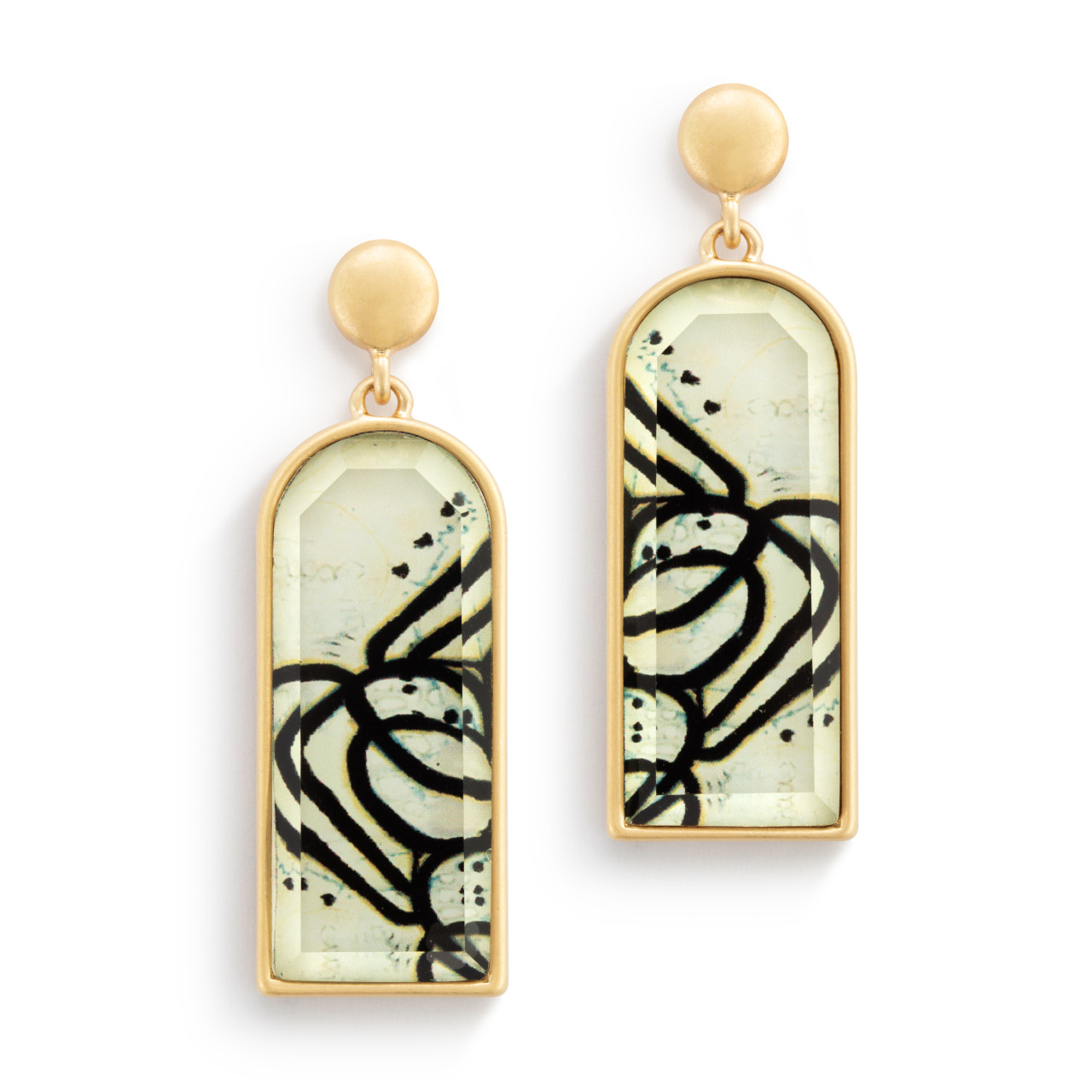 ArtLifting Earrings - Black and White thumbnail