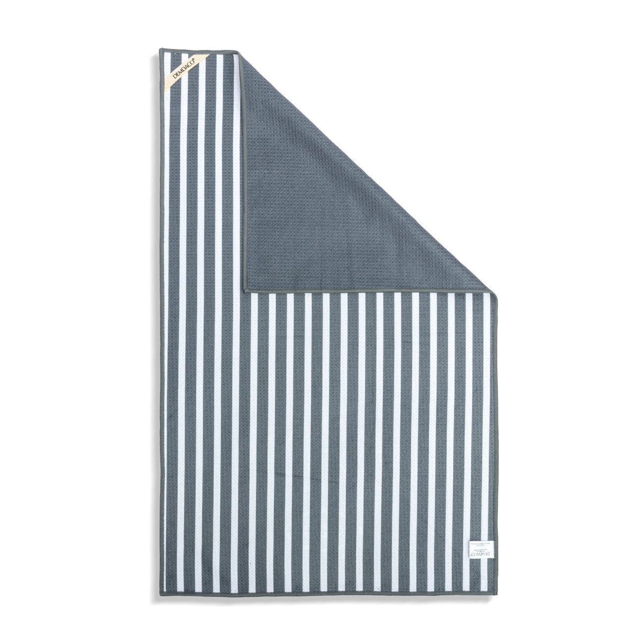 Men's Grey Absorbent Double Sided Towel Football Is On - 18x30in thumbnail