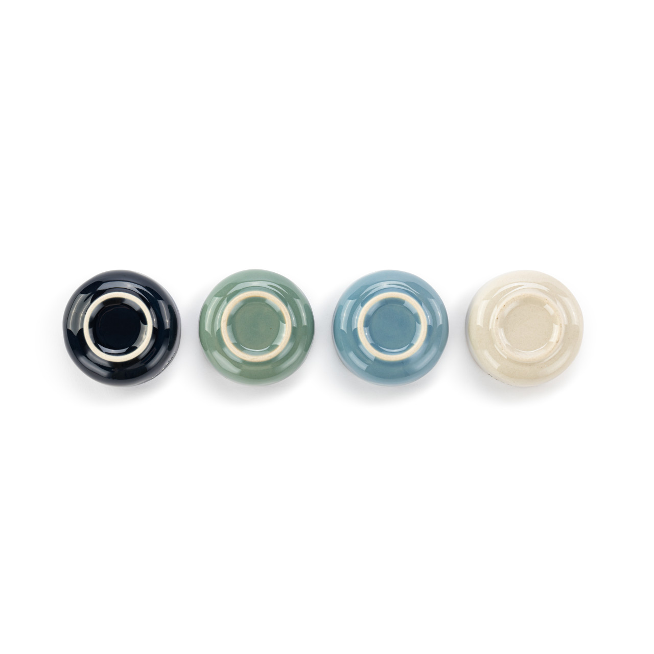 Blue Tones Mini Pinch Bowls 4 Assorted - 2in thumbnail