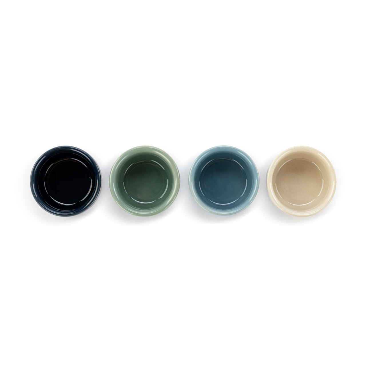 Blue Tones Mini Pinch Bowls 4 Assorted - 2in thumbnail