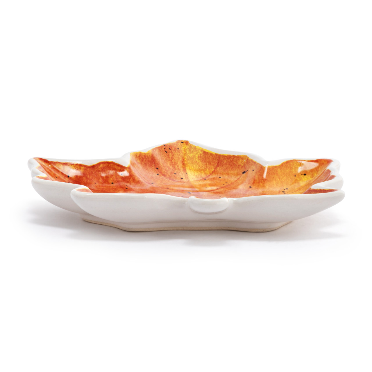 Leaf Shaped Ceramic Plate - 5in thumbnail