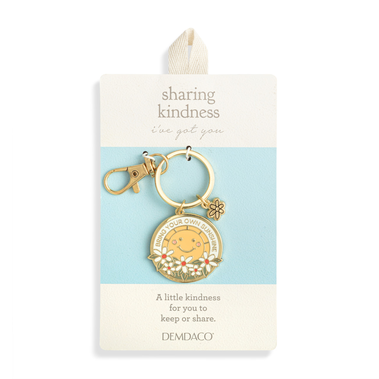 Sharing Kindness Keychain - Sunshine 1in thumbnail