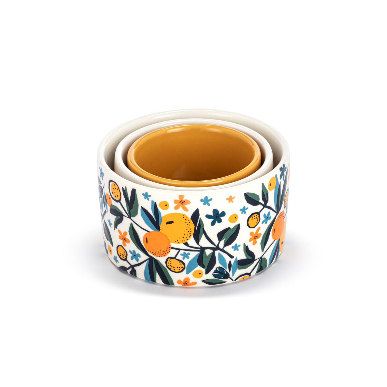 Nesting Prep Bowls Citrus Blooms - Set of 3 thumbnail