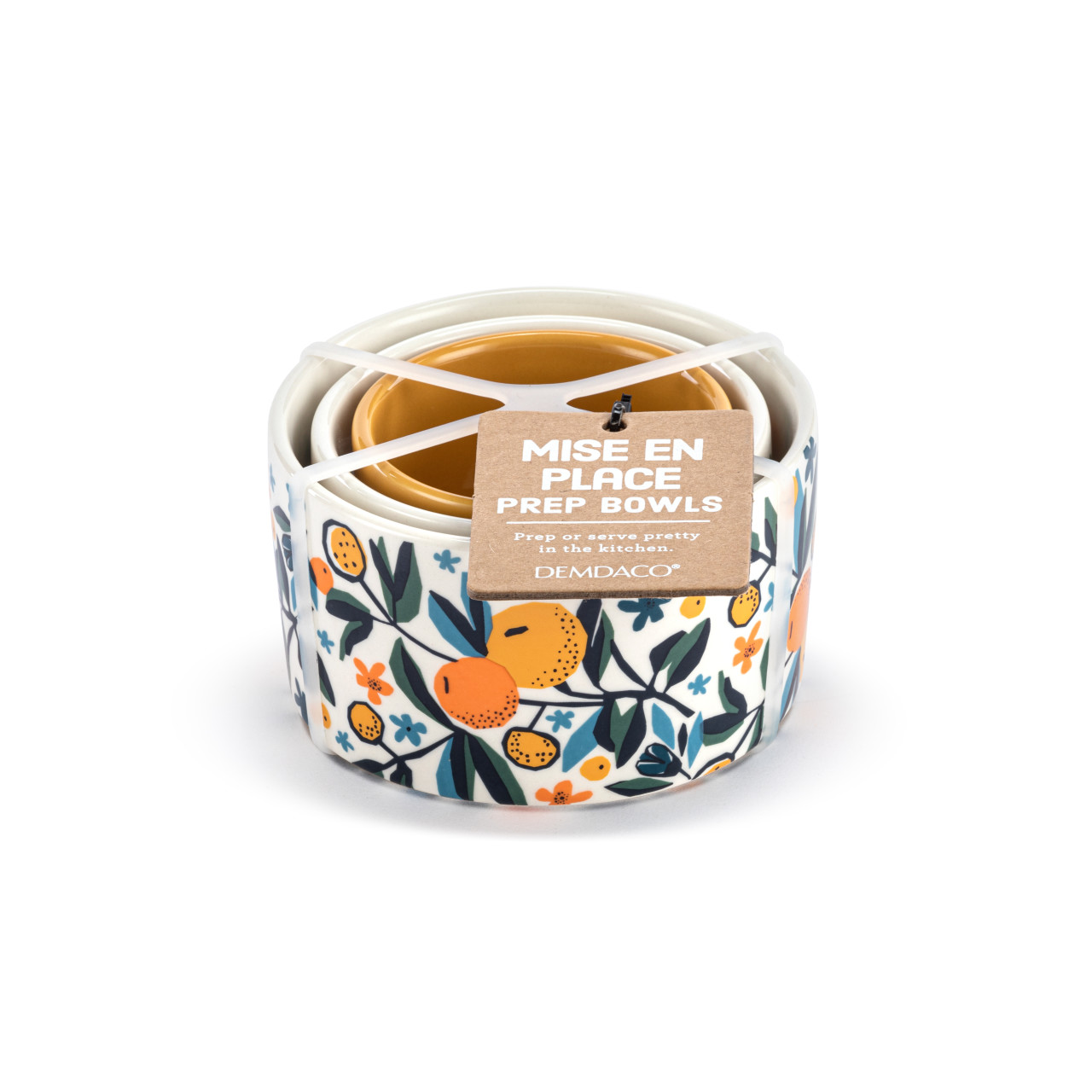 Nesting Prep Bowls Citrus Blooms - Set of 3 thumbnail
