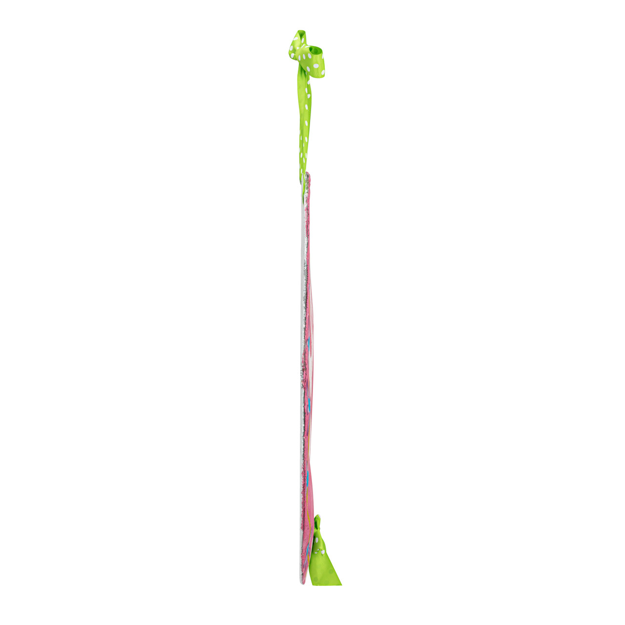 Spring Bunny with Purple Florals Door Hanger - 22in thumbnail