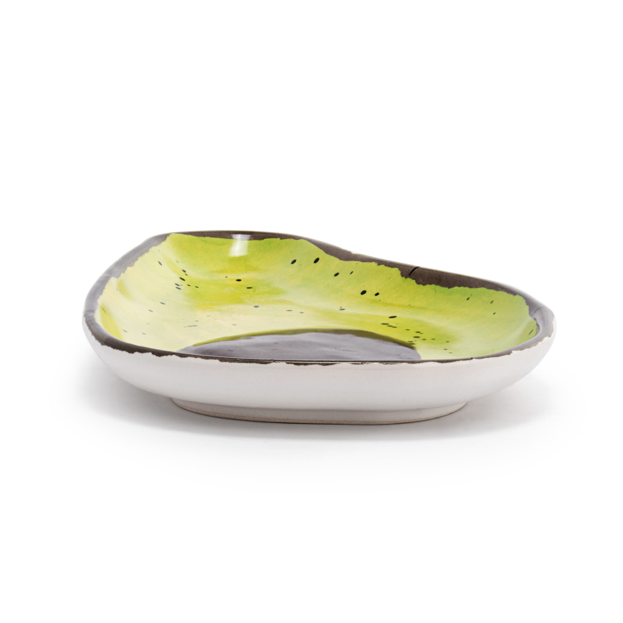 Avocado Shaped Ceramic Plate - 8in thumbnail