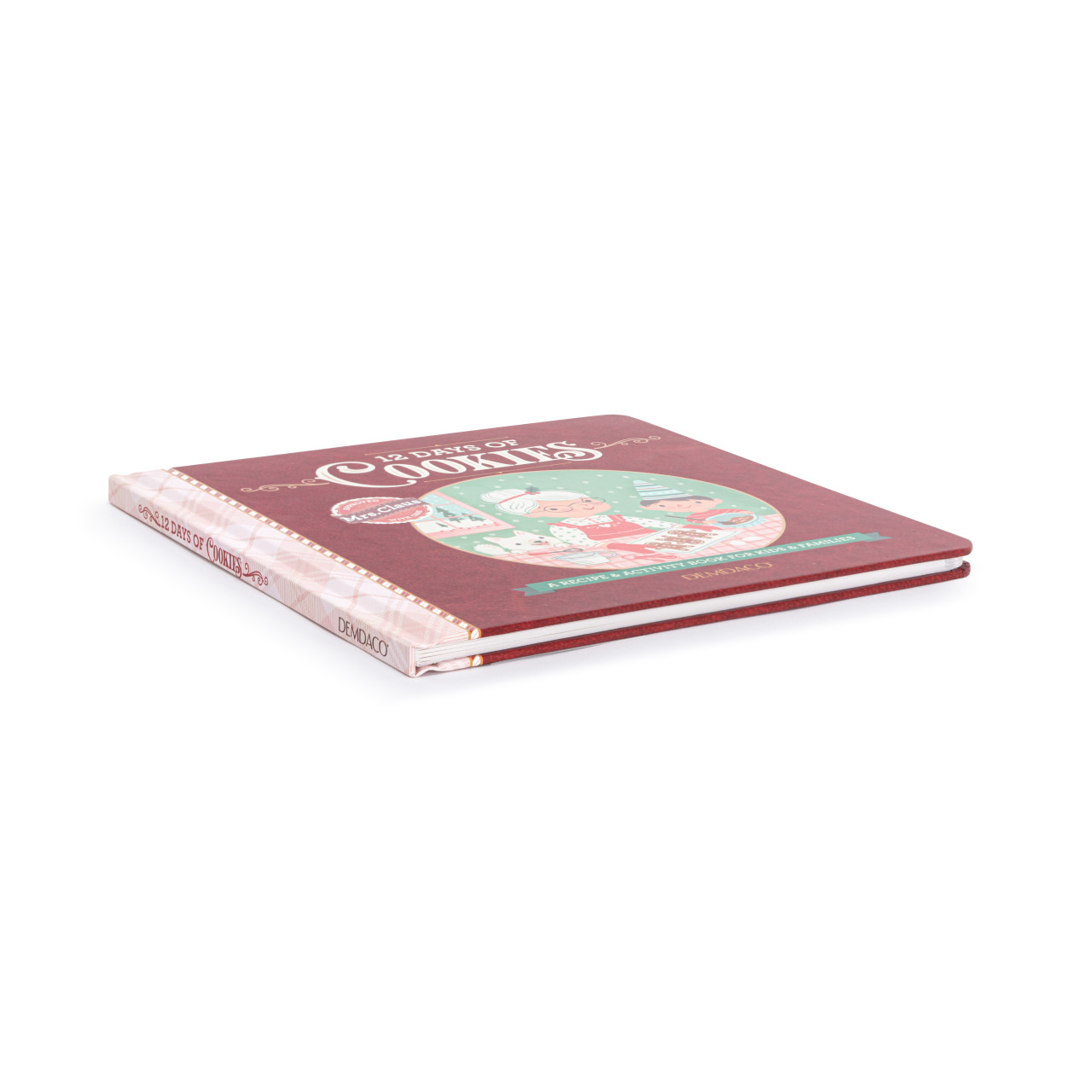 Mrs. Claus' Caring Collection 12 Days of Cookies Countdown Recipe Book - 8x8in thumbnail