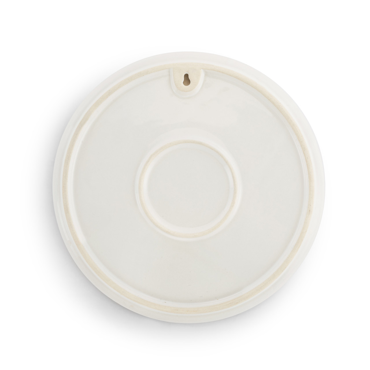 Turquoise & Gold Butterfly Ceramic Hanging Salad Plate - 8in thumbnail
