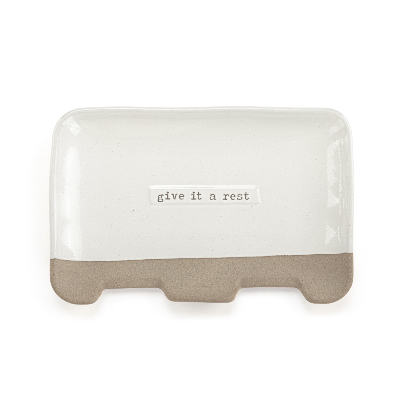 Give It a Rest Double Spoon Rest - 7x5in thumbnail