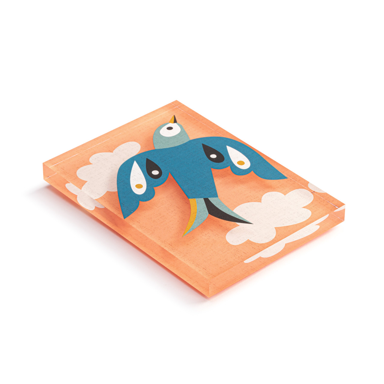 Fly Free Together Tile Acrylic Wall Art - 5x7in thumbnail