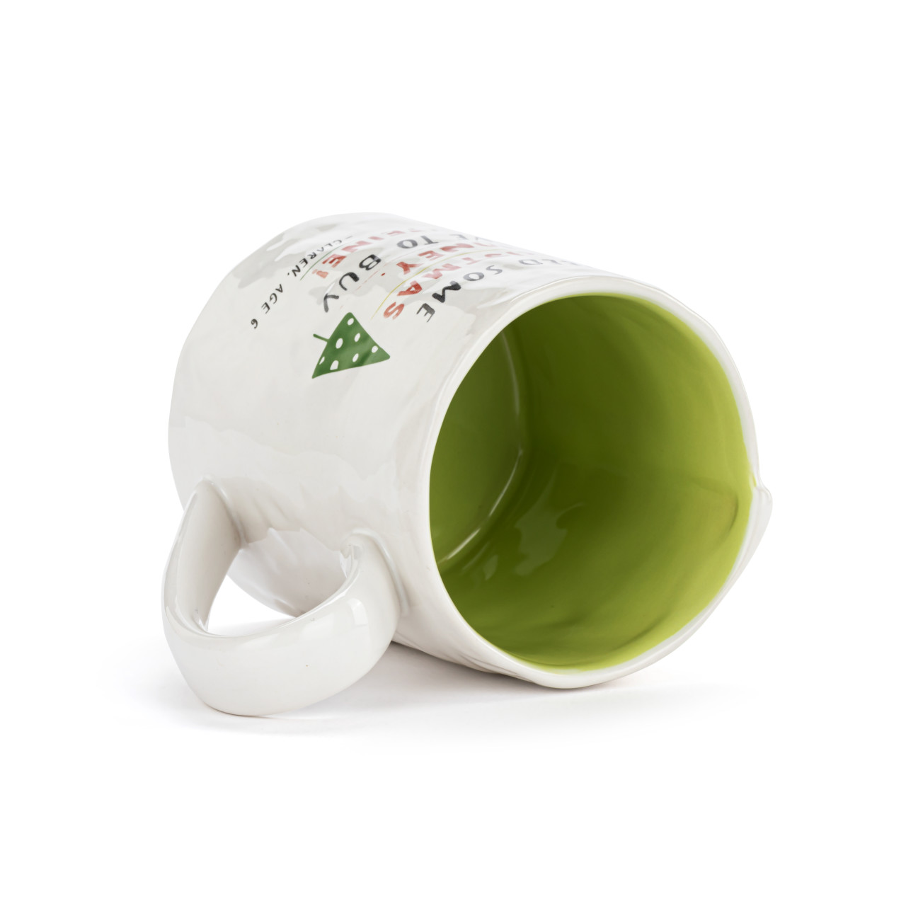Live From Snack Time Christmas Money for Caffeine Ceramic Notepaper Mug - 14oz thumbnail