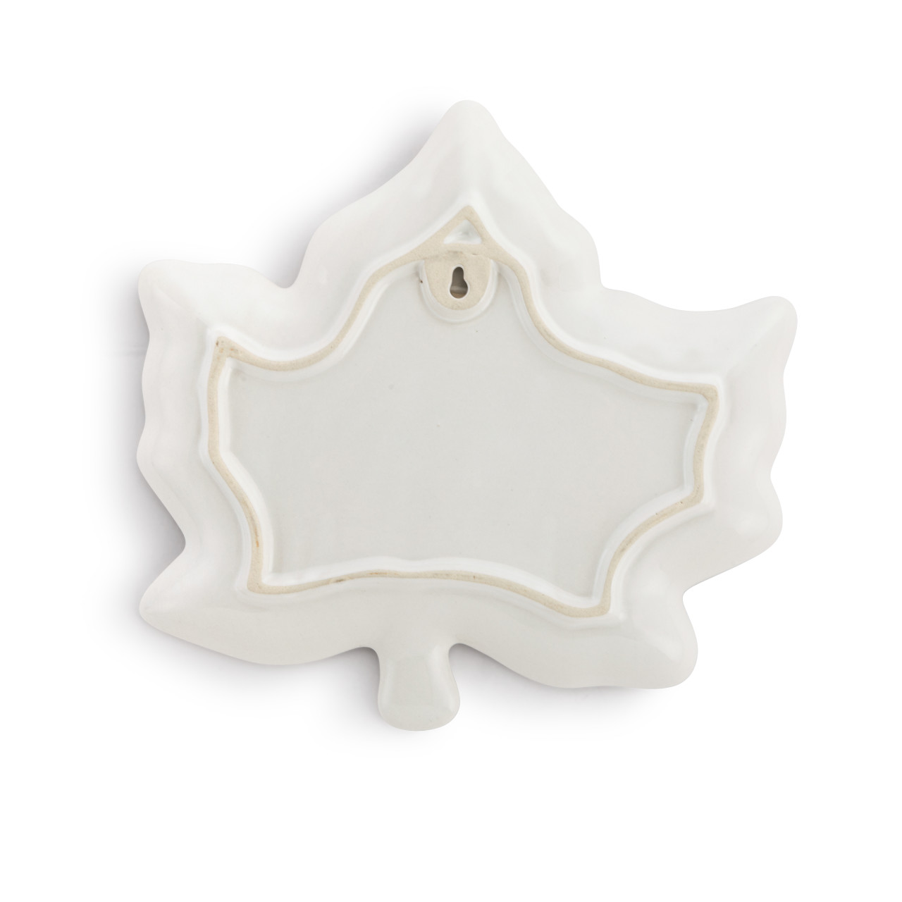 Leaf Shaped Ceramic Plate - 8in thumbnail