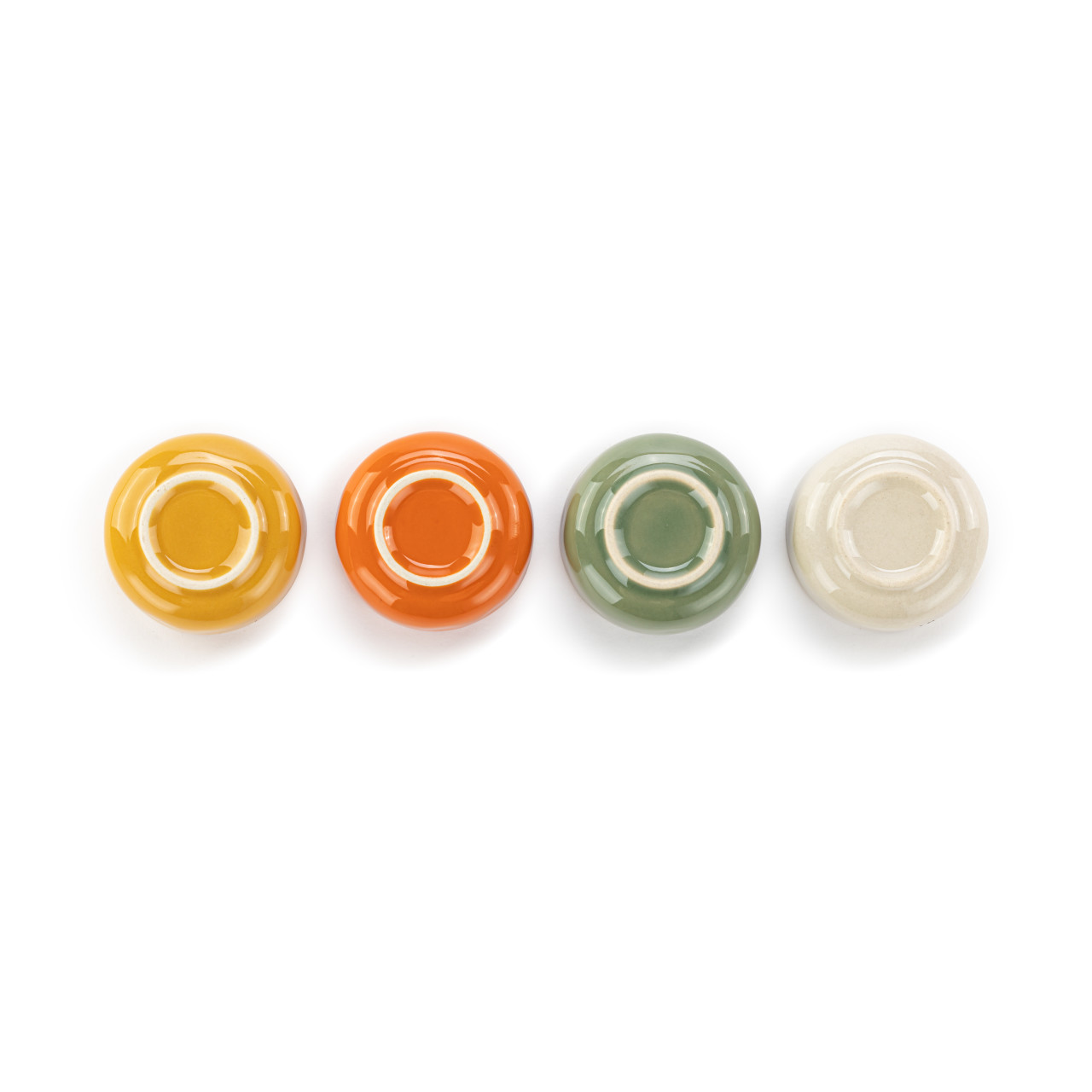 Warm Tones Mini Pinch Bowls 4 Assorted - 2in thumbnail