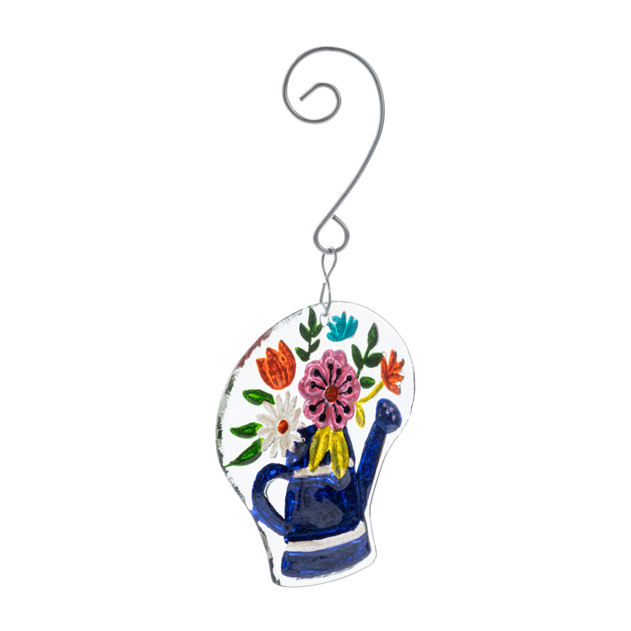 Watering Can Glass Ornament - 4in thumbnail