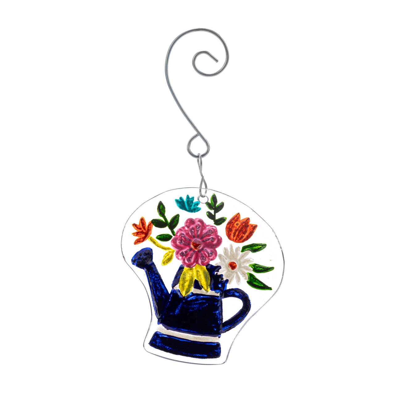 Watering Can Glass Ornament - 4in thumbnail
