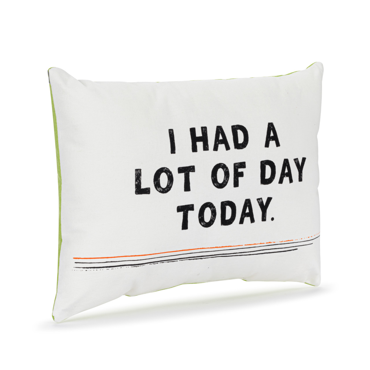 Live From Snack Time Lot of Day Today Green Accent Pillow - 14x10in thumbnail