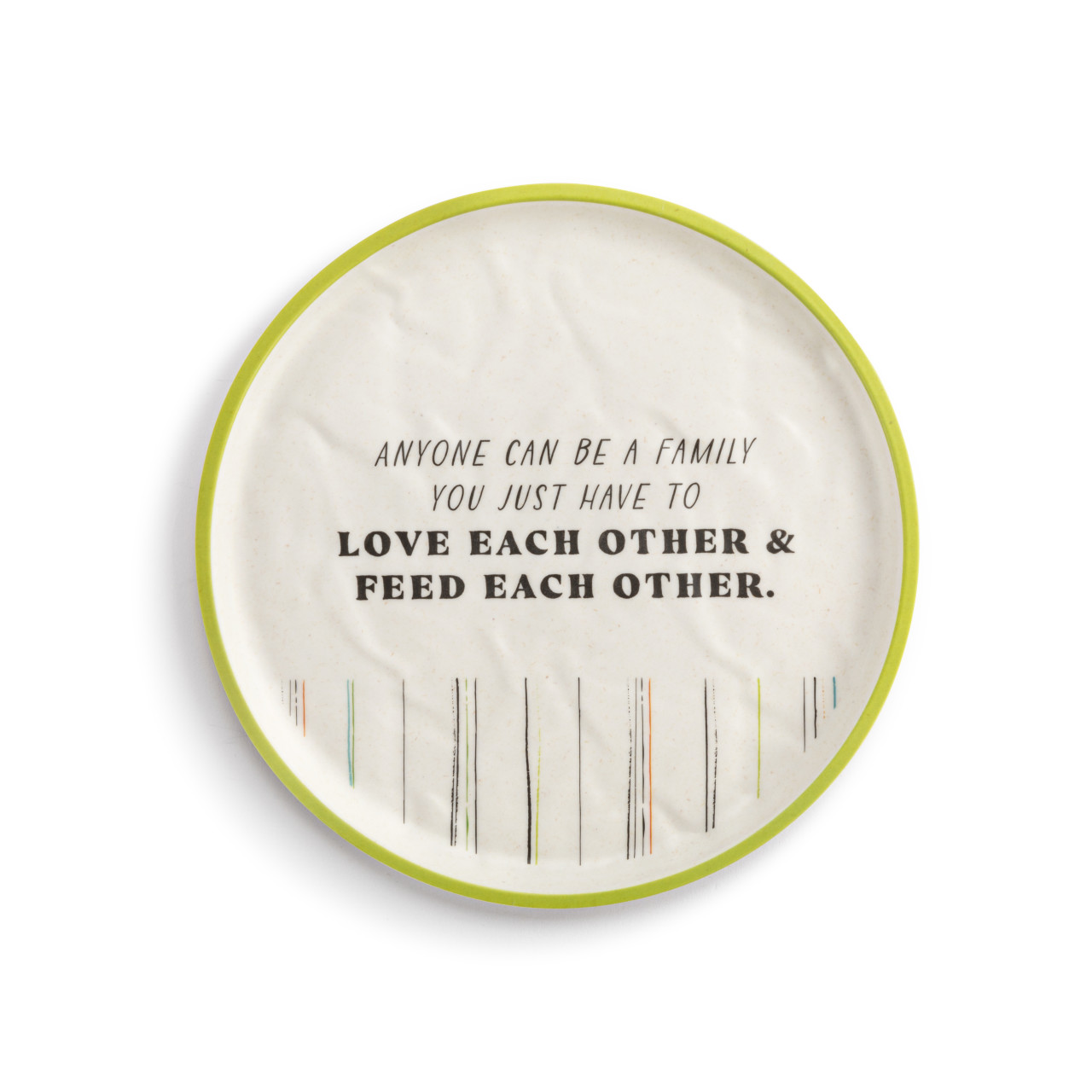 Live From Snack Time Feed Each Other Melamine Plate - 8in thumbnail