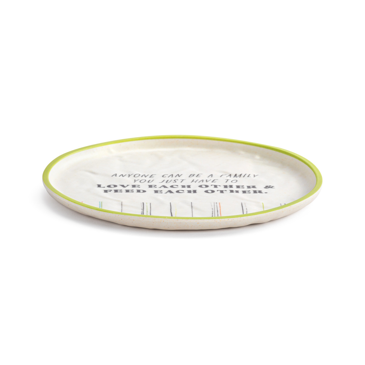 Live From Snack Time Feed Each Other Melamine Plate - 8in thumbnail