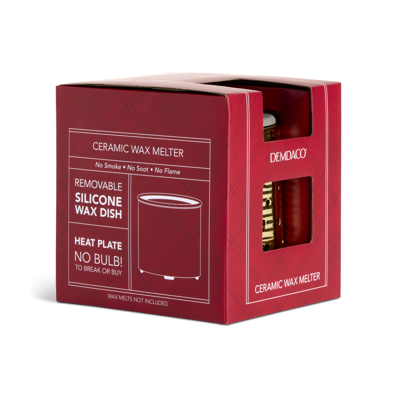 Gold LED Wax Melter with Silicone Dish - 4in thumbnail