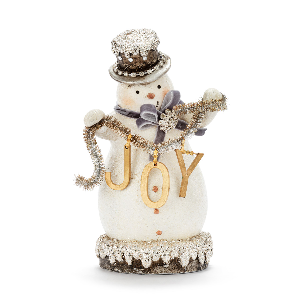 Snowman Joy Sparkle Figure - 4.5x8in thumbnail