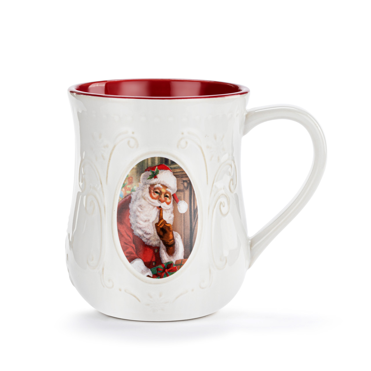 'Twas the Night Before Christmas Ceramic Santa Mug - 24oz thumbnail