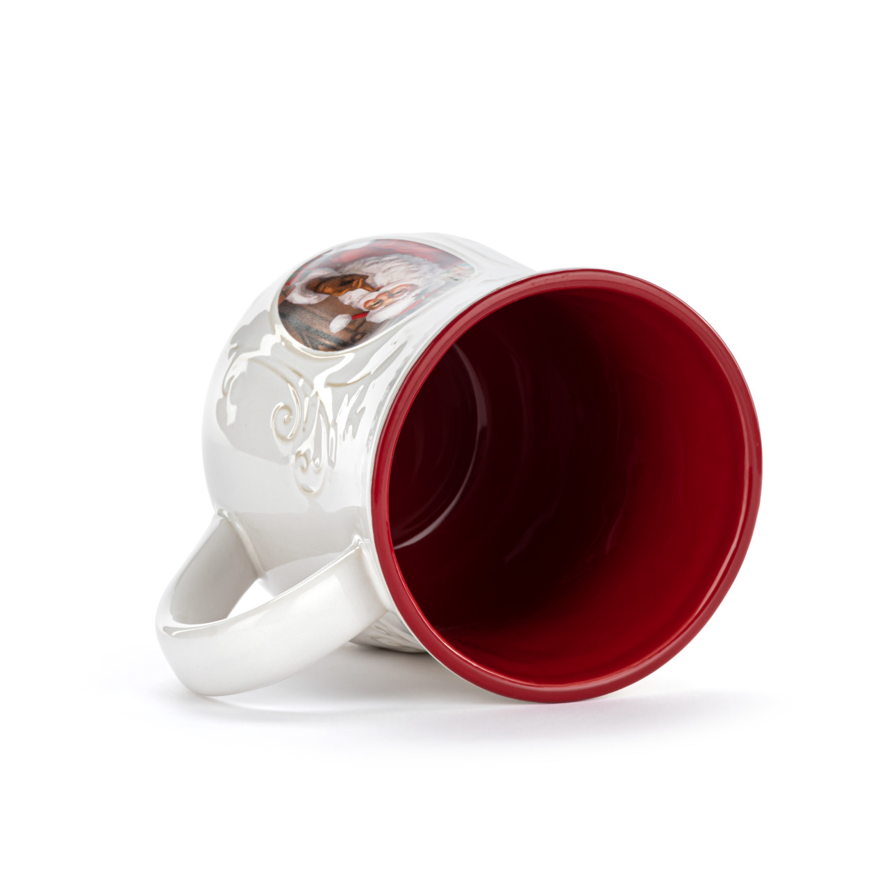 'Twas the Night Before Christmas Ceramic Santa Mug - 24oz thumbnail