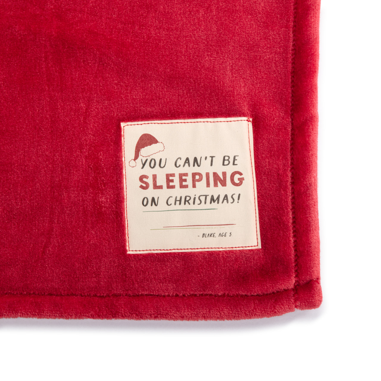 Live From Snack Time Sleeping on Christmas Red Ombre Throw Blanket - 50x60in thumbnail