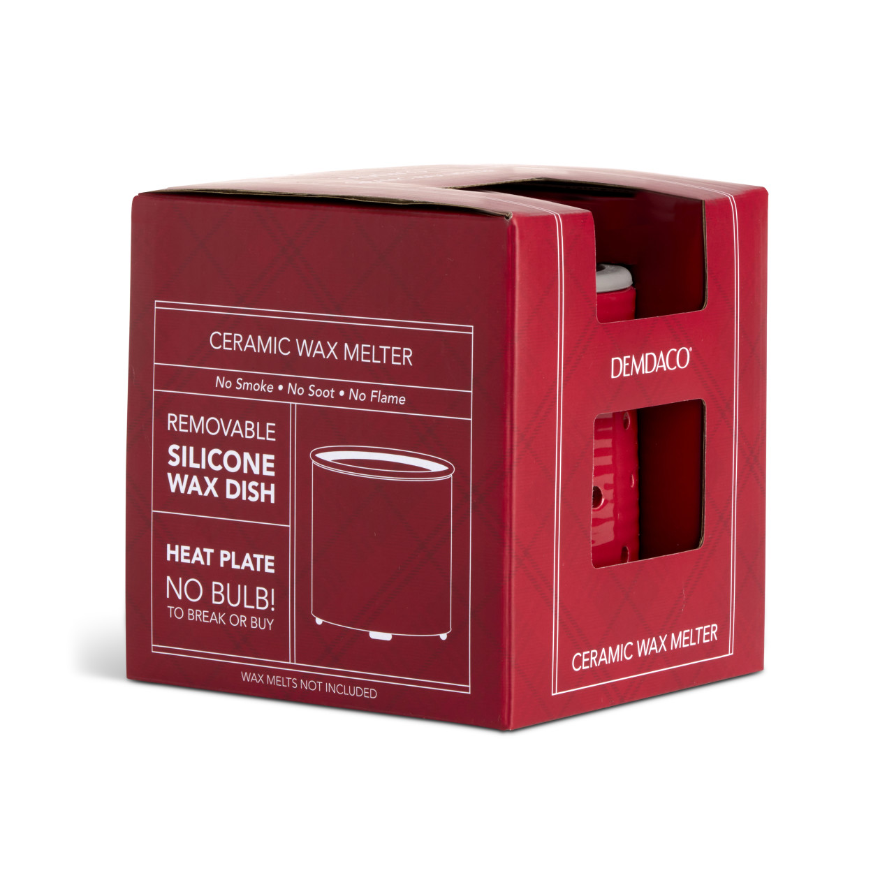 Red LED Wax Melter with Silicone Dish - 4in thumbnail