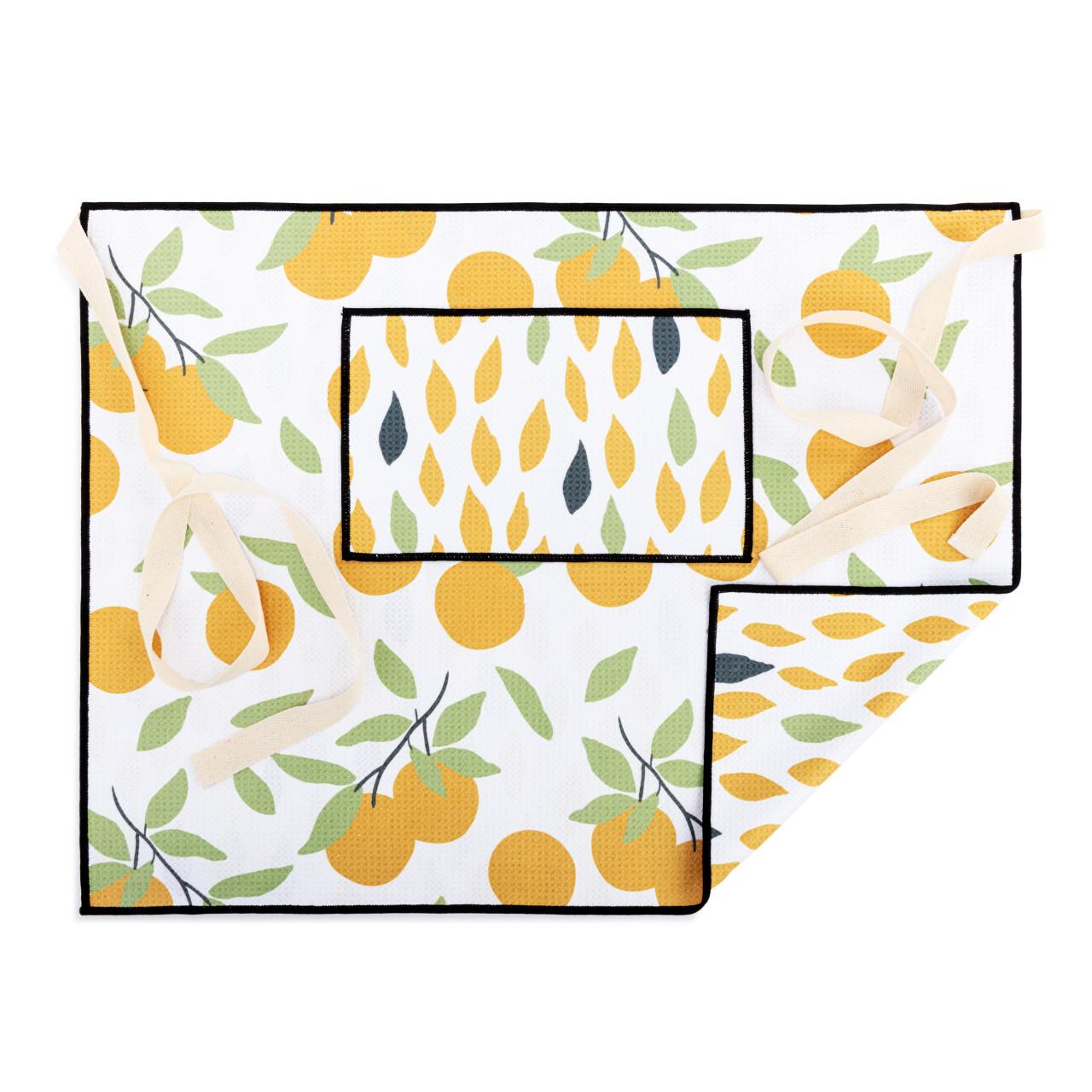 Citrus Orange Absorbent Half Apron - 27x20in thumbnail