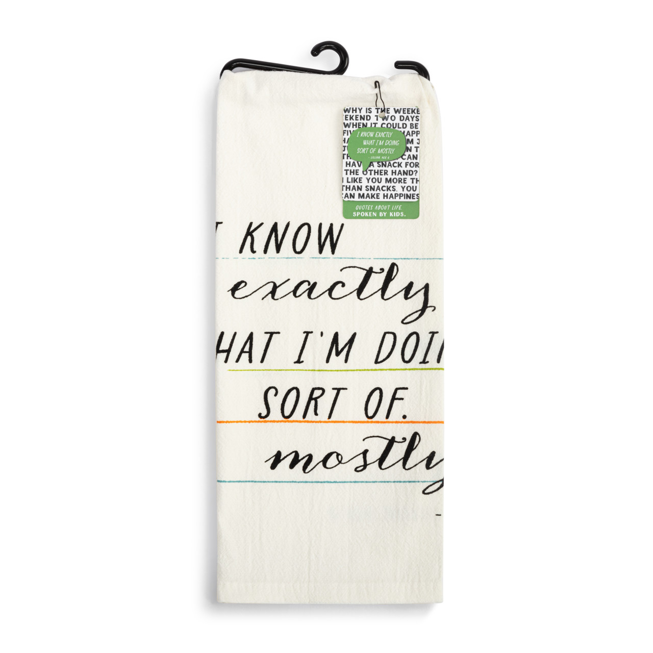 Live From Snack Time I Know What I'm Doing Flour Sack Towel - 17x28in thumbnail