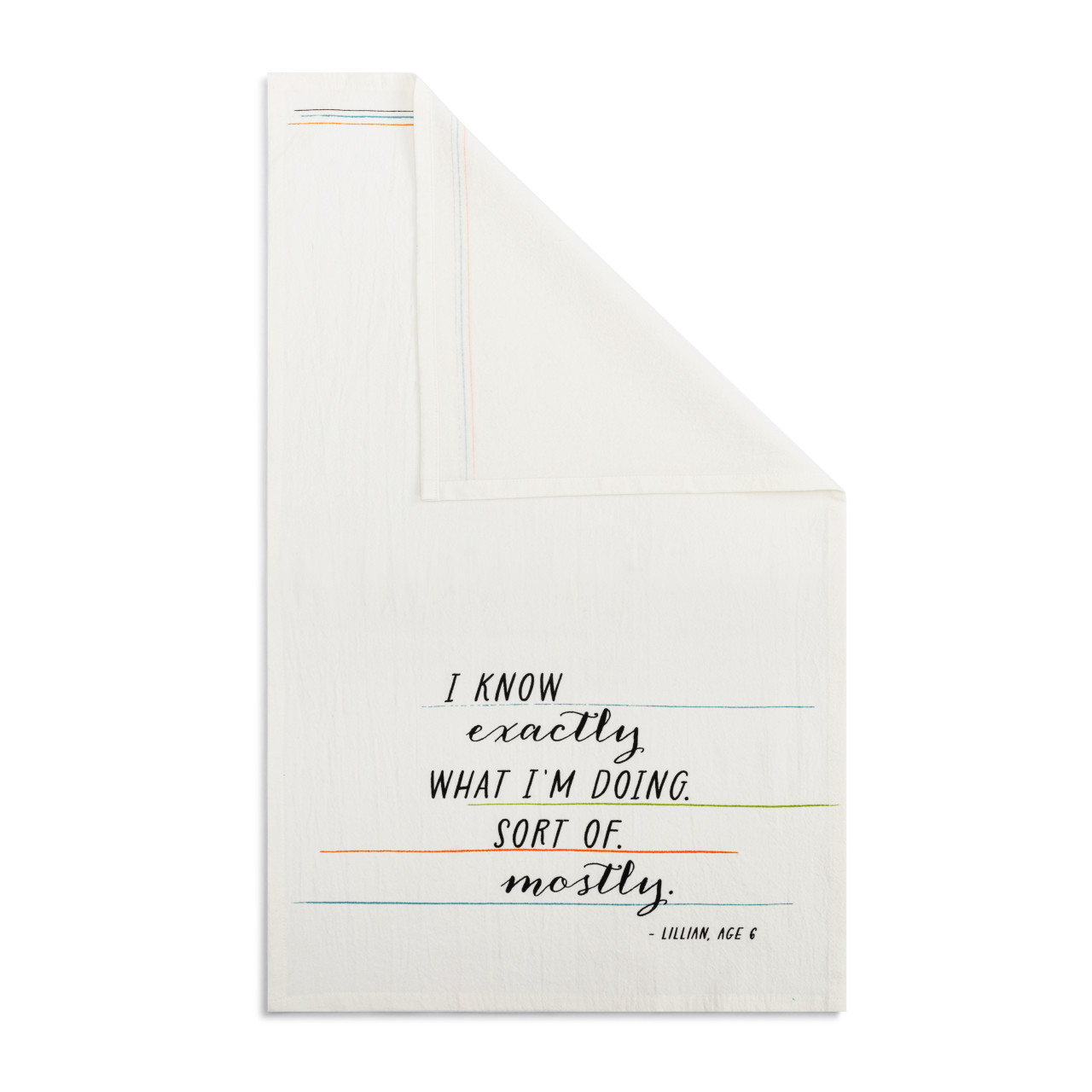 Live From Snack Time I Know What I'm Doing Flour Sack Towel - 17x28in thumbnail